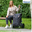 Royal Shopper Basil City - Chariot de courses 2 roues - Noir - 50 L - Andersen Shopper Manufaktur