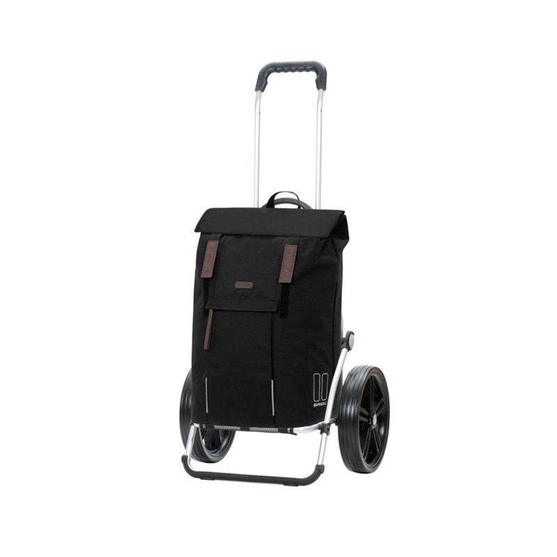 Royal Shopper Basil City - Chariot de courses 2 roues - Noir - 50 L - Andersen Shopper Manufaktur