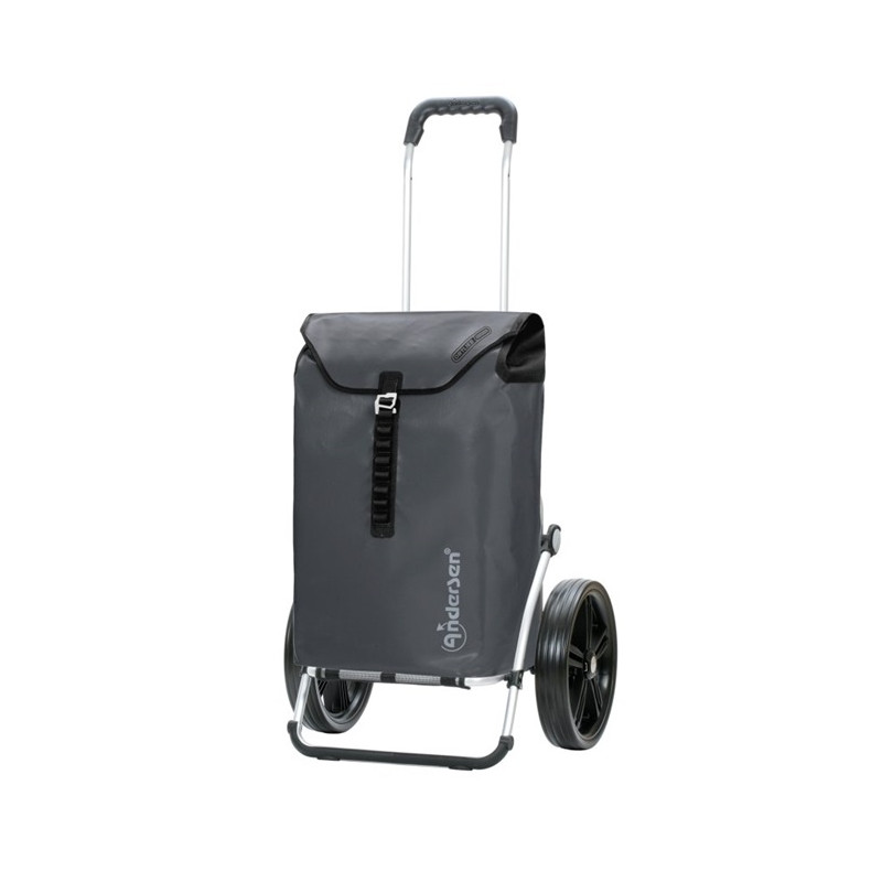 Royal Shopper Ortlieb - Chariot de courses 2 roues - Anthracite - 49 L - Andersen Shopper Manufaktur