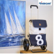 Royal Shopper 360° Mole - Chariot de courses 2 roues - Bleu - 41 L - Andersen Shopper Manufaktur
