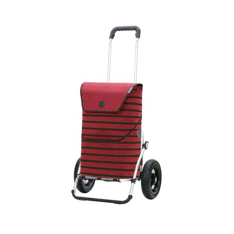 Royal Shopper Jelke - Chariot de courses 2 roues - Bordeaux - 46 L - Andersen Shopper Manufaktur