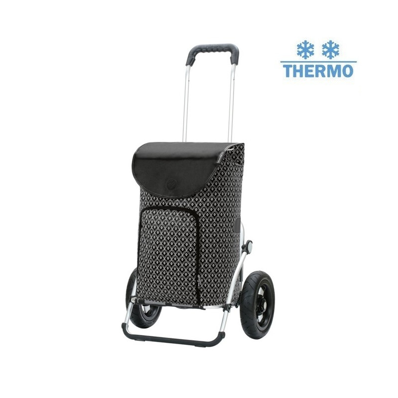 Royal Shopper Famke - Chariot de courses 2 roues - Noir - 47 L - Andersen Shopper Manufaktur