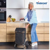 Royal Shopper Holk - Chariot de courses 2 roues - Noir - 45 L - Andersen Shopper Manufaktur