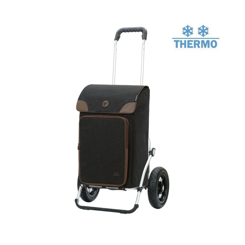 Royal Shopper Holk - Chariot de courses 2 roues - Noir - 45 L - Andersen Shopper Manufaktur