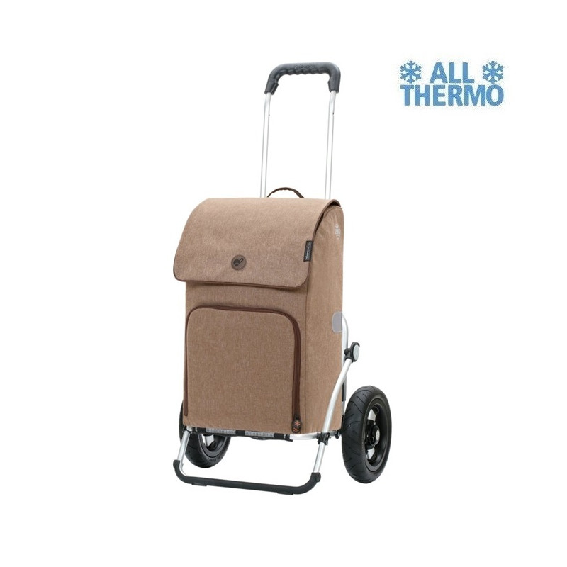 Royal Shopper Ipek Maxi - Chariot de courses 2 roues - Sable - 40 L - Andersen Shopper Manufaktur