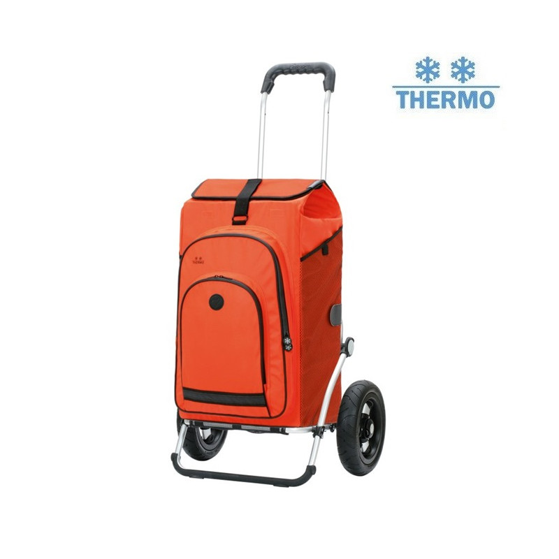 Royal Shopper Hydro 3.0 - Chariot de courses 2 roues - Orange - 62 L - Andersen Shopper Manufaktur