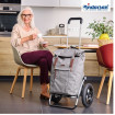 Royal Shopper Basil City - Chariot de courses 2 roues - Gris - 50 L - Andersen Shopper Manufaktur