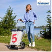 Royal Shopper 360° Steg - Chariot de courses 2 roues - Rouge - 43 L - Andersen Shopper Manufaktur
