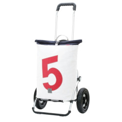 Royal Shopper 360° Steg - Chariot de courses 2 roues - Rouge - 43 L - Andersen Shopper Manufaktur