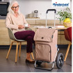 Royal Shopper Ipek Maxi - Chariot de courses 2 roues - Sable - 40 L - Andersen Shopper Manufaktur