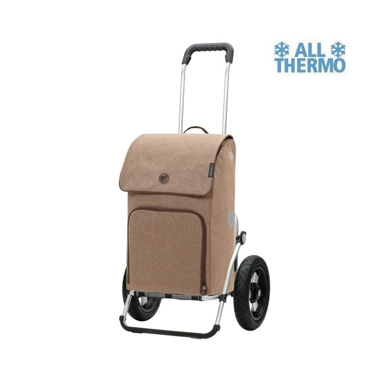 Royal Shopper Ipek Maxi - Chariot de courses 2 roues - Sable - 40 L - Andersen Shopper Manufaktur