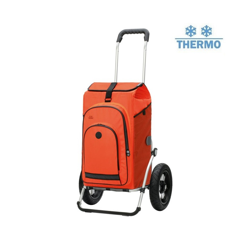 Royal Shopper Hydro 3.0 - Chariot de courses 2 roues - Orange - 62 L - Andersen Shopper Manufaktur