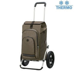 Royal Shopper Hydro 3.0 - Chariot de courses 2 roues - Olive - 62 L - Andersen Shopper Manufaktur