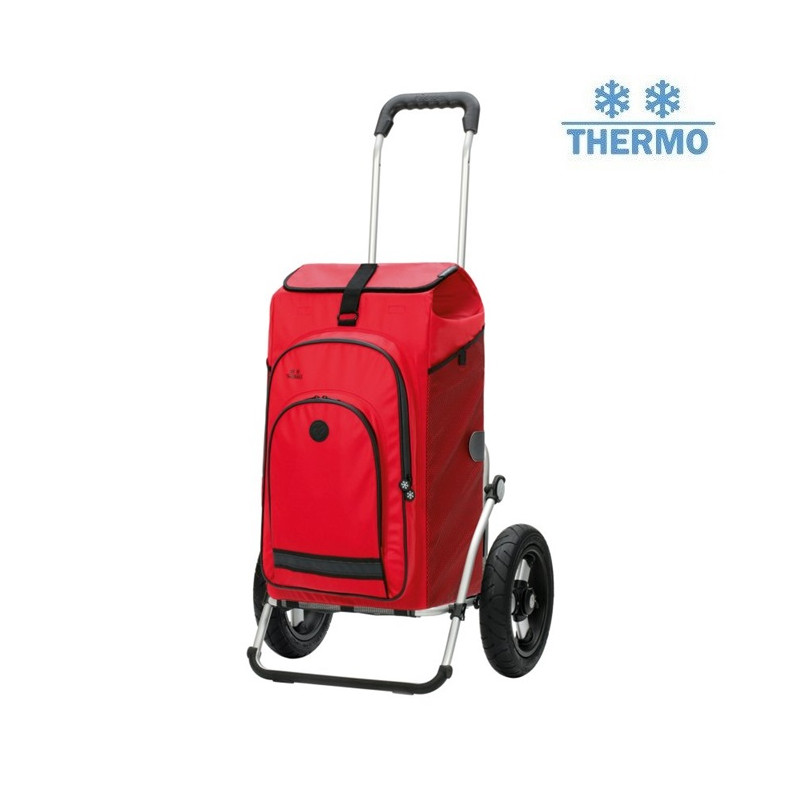 Royal Shopper Hydro 3.0 - Chariot de courses 2 roues - Rouge - 62 L - Andersen Shopper Manufaktur