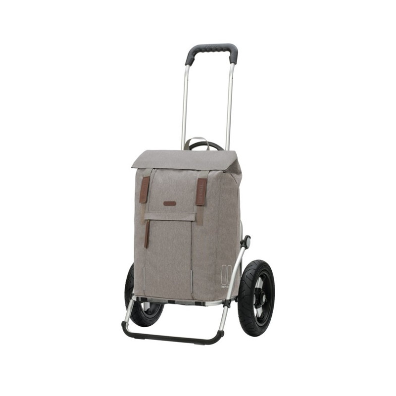 Royal Shopper Basil City - Chariot de courses 2 roues - Gris - 50 L - Andersen Shopper Manufaktur