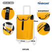 Royal Shopper Ortlieb - Chariot de courses 2 roues - Jaune - 49 L - Andersen Shopper Manufaktur