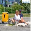 Royal Shopper Ortlieb - Chariot de courses 2 roues - Jaune - 49 L - Andersen Shopper Manufaktur