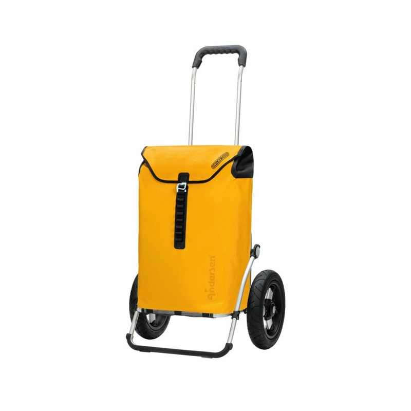 Royal Shopper Ortlieb - Chariot de courses 2 roues - Jaune - 49 L - Andersen Shopper Manufaktur