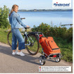 Royal Shopper Plus Hydro 3.0 - Chariot de courses 2 roues - Orange - 62 L - Andersen Shopper Manufaktur