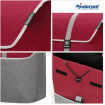 Royal Shopper Plus Lasse - Chariot de courses 2 roues - Rouge - 59 L - Andersen Shopper Manufaktur