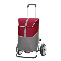 Royal Shopper Plus Lasse - Chariot de courses 2 roues - Rouge - 59 L - Andersen Shopper Manufaktur