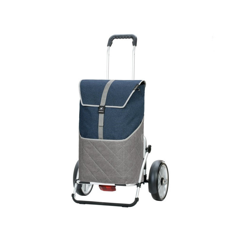 Royal Shopper Plus Lasse - Chariot de courses 2 roues - Bleu - 59 L - Andersen Shopper Manufaktur