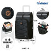 Royal Shopper Plus Fado 3.0 - Chariot de courses 2 roues - Noir - 74 L - Andersen Shopper Manufaktur