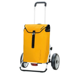 Royal Shopper Plus Ortlieb - Chariot de courses 2 roues - Jaune - 49 L - Andersen Shopper Manufaktur