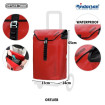 Royal Shopper Plus Ortlieb - Chariot de courses 2 roues - Rouge - 49 L - Andersen Shopper Manufaktur