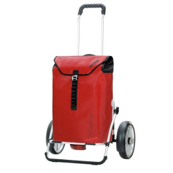 Royal Shopper Plus Ortlieb - Chariot de courses 2 roues - Rouge - 49 L - Andersen Shopper Manufaktur