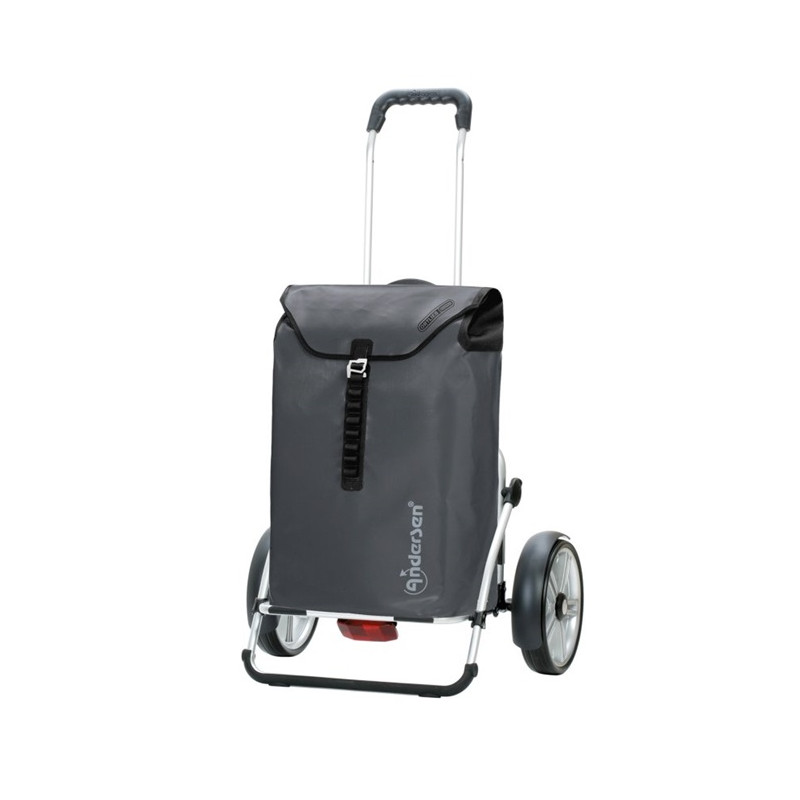 Royal Shopper Plus Ortlieb - Chariot de courses 2 roues - Anthracite - 49 L - Andersen Shopper Manufaktur