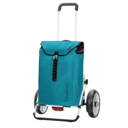 Royal Shopper Plus Ortlieb - Chariot de courses 2 roues - Pétrole - 49 L - Andersen Shopper Manufaktur