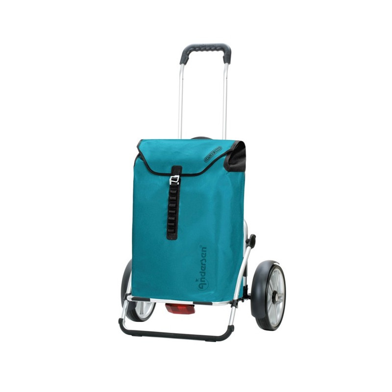 Royal Shopper Plus Ortlieb - Chariot de courses 2 roues - Pétrole - 49 L - Andersen Shopper Manufaktur