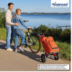 Royal Shopper Plus Hydro 3.0 - Chariot de courses 2 roues - Orange - 62 L - Andersen Shopper Manufaktur