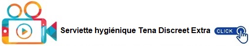 Présentation serviette hygiénique TENA Discreet Extra